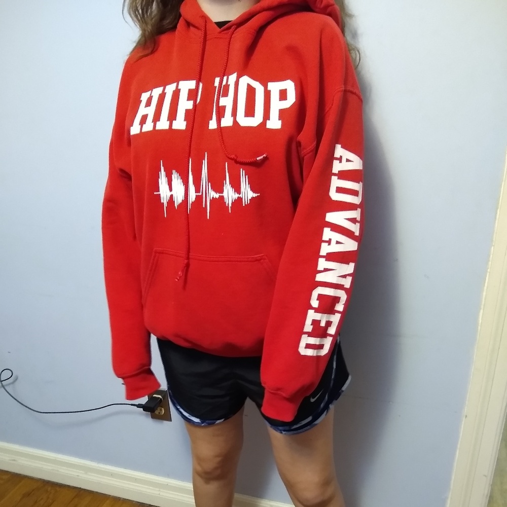 Red hoodie